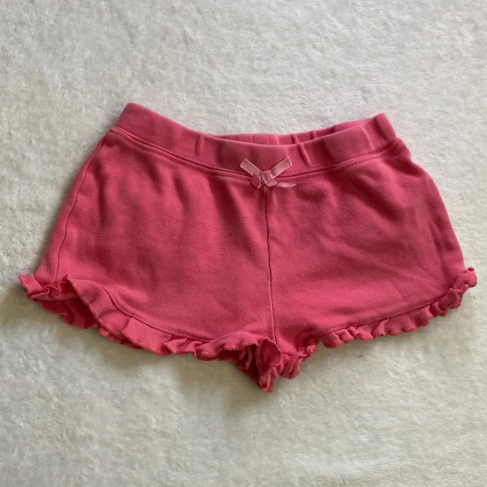 Pink Ruffle Kids Shorts - Picture 1 of 4